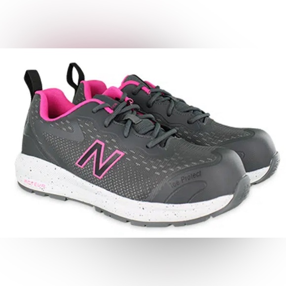 New Balance Shoes - New Balance Women's Composite Toe Logic Industrial work shoe Grey pink size‎ 9